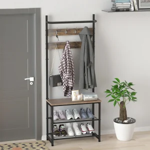 Folding Coat Shoe Rack
