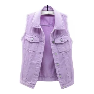 Women's Denim Vest
