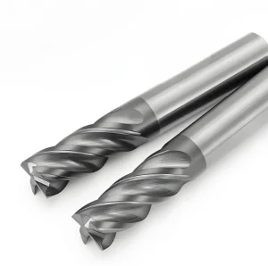 YG8 Carbide 4 Flute TiAlN Coated End Mill 1/2" Shank Solid Carbide Milling Cutter for Hardened Steel Stainless Steel