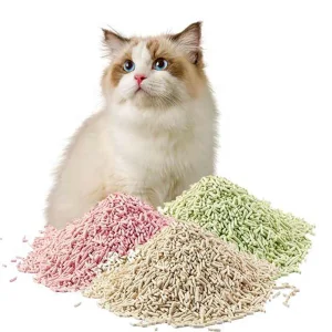 Pet Cleaning Products Dust-Free Tofu Cat Litter Sand with Multi-Fragrance Clumping Flushable
