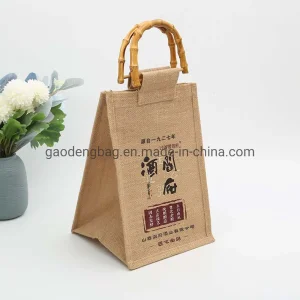 Natural Jute Drawstring Bags Wedding Favor Gift