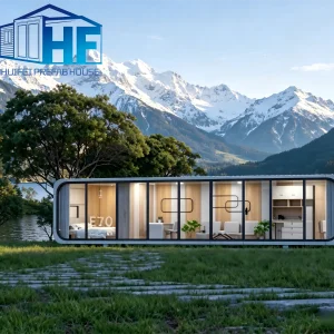 Prefab Steel Structure Breathable Hotel Container House