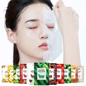 Skin Care Natural Organic Fruit Aloe Vera Whitening Hydrating Anti Wrinkle Repair Moisturizing Facial Mask