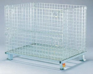 Space-saving Steel Storage Rack Metal Container Cage