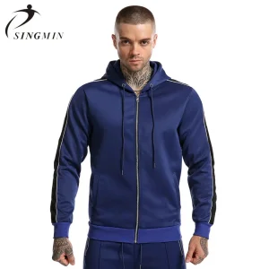2021 Custom Men Training Fitness Sports Hoodie Tracksuit for Men