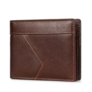 China Short Leather Wallet Bifold Men's Wallet Factory, Supplier serving Ethiopia