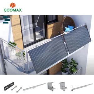Goomax Balcony Solar Panel Mounting Kits Solar Panel Condo Balcony Space-Saving Solutions