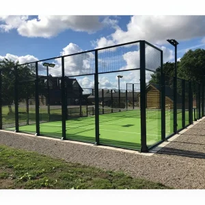 Complete Padel Court System with Turf Net Glass and Lighting for Outdoor Use Padel Court Glass
