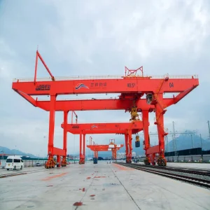10 Ton Single Girder L Gantry Crane for Small Container Storage Logistics
