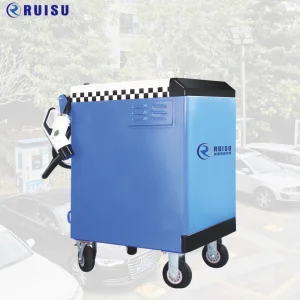 Portable Mobile Level 3 DC Fast EV Charger with Chademo and CCS