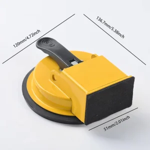 Enhanced Iron & Rubber Vacuum Suction Cup Floor Gap Repair Tool
