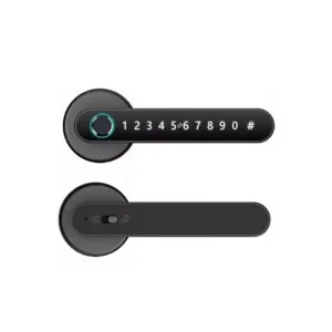 Smart Fingerprint Door Lock, Keyless Entry Door Lock with Handle