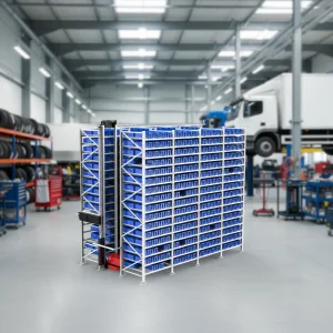 EP Miniload AS/RS Automated Warehouse System, High Density Small Parts Smart Storage Solution with 1500+ Bins Capacity