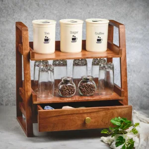 Custom Bamboo Wood Desktop Cosmetic