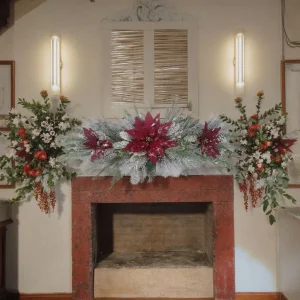 Christmas Fireplace Decoration Home Decoration Pine Garden Wall Hanging for Home Decoration