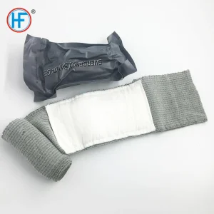 Medical Consumables Green Sterile Disposable Packaging Hemostatic Israel Bandage