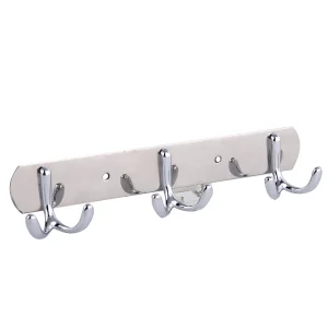 Stainless Steel Wall Mounted Coat Rack