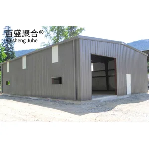 Easy Assemble Light Steel Structure Prefabricated Warehouse Metal Building Shed With Sandwich Panel Wall And Roof.