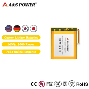 High Voltage 3.8V 1800mAh AS505055 Prismatic Battery