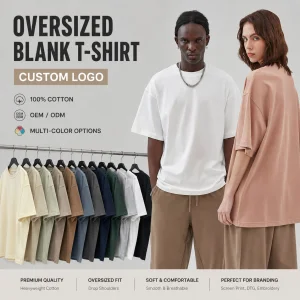 Custom Cut Sew Cotton Oversize T-Shirt