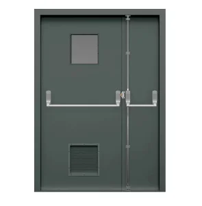 Fire Rated Louvered Steel Door