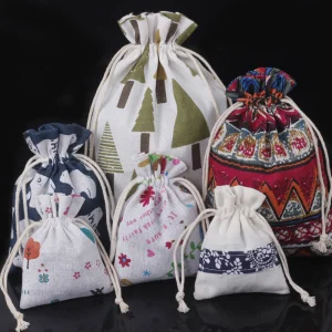 Cotton Canvas Drawstring Bag