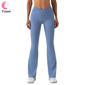 Women's High Waist Bootcut Gym Workout Pants