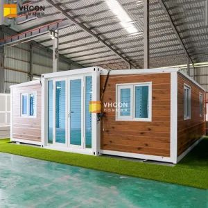 20FT/40FT Expandable Folding Prefab Container House with Bathroom &amp; Kitchen