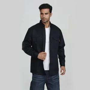 Industrial Safety Flame Retardant Cotton Work Shirt