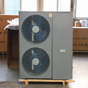 High Temperature Wall-Mounted Air Cooled Scroll Refrigeration Compressor Condensing Unit for Cold Storage Room Food Processing Workshop Air Conditioning