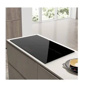 Double Burner Hob With Temperature Control for 220V 4000W Electric Induction Energy Saving Built-in Smart Cooktops