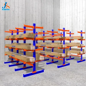 Hand Cranked Cantilever Rack Heavy Duty Vinyl Rack Warehouse Wall Rack