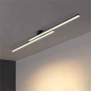 Nordic Linear Flush Mount LED Ceiling Light