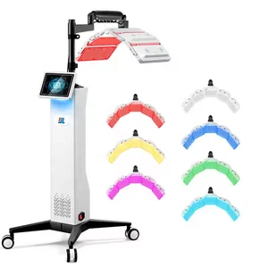 New Arrival 7 Colors PDT LED Facial Light Therapy Skin Rejuvenation LED Machine Acne Treatment Photon Facial Rejuvenation Device