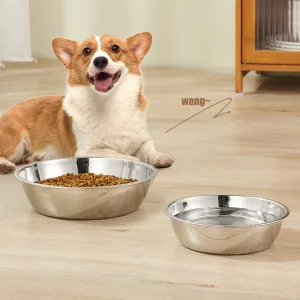 Dispensador de comida para perros de acero inoxidable 304