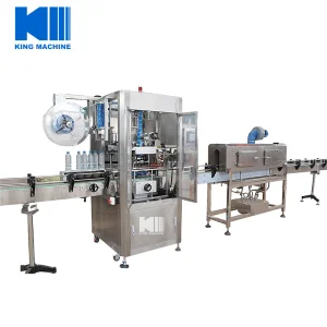 Low Speed Single Head Shrink Sleeve Water Bottle Labeling Machine
