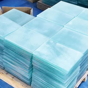 Wholesale Customized Personalization Kitchenware Rectangle Sublimation Heat Press Printed Chopping Tempered Glass Cutting Board