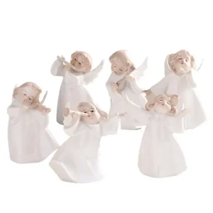 Discount European-Style Holy Musician Angel Ceramic Figurine Factory, Company