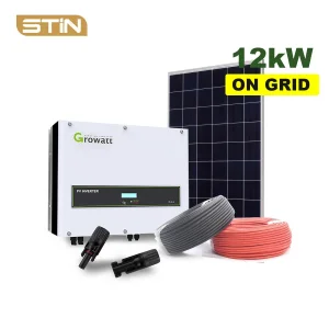10kw Sistema de Fornecimento de Energia Conectado à Rede OEM/ODM com Painel Solar de Changzhou Industrial Stin