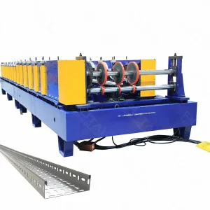 Línea de máquina de formación en frío para la fabricación de bandejas de cable de metal perforado Putai