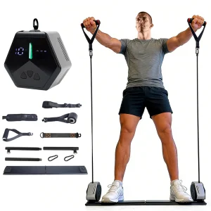 Home Gym Equipment Portable 2 Smart Power Pump Exercise Machine Set Multifunctional Strength Training ABS Material For Home Use