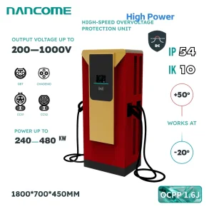 Nancome Industrial High Power Charging Station for Port Machinery Charging with 360kw