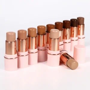 Makeup Wand Cream Contour Stick Private Label Cosmetics Manufactures Pink Makeup Stick Face Highlighter Creamy Contouring Stick