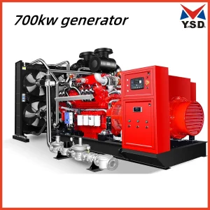 700kw 875kVA Biogás natural Biomasa