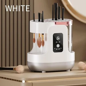 New Professional 3 In 1 Electric Makeup Brush Cleaner With UV And USB Charging For All Sizes Home Use