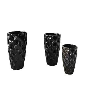 ODM Modern Minimalist Wave Relief Ceramic Vase Manufacturer, Supplier