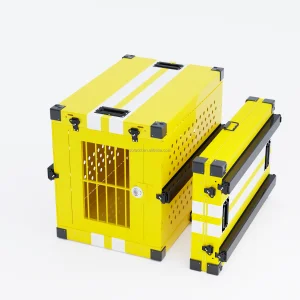 Luxury Aviation Aluminum Dog Crate