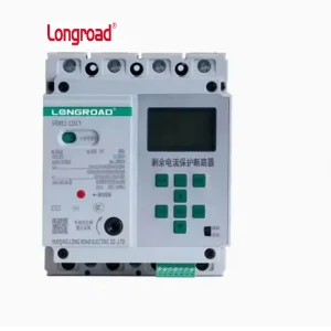 Disjuntor MCCB inteligente com RS485 proteção de medição de corrente residual de reabertura automática