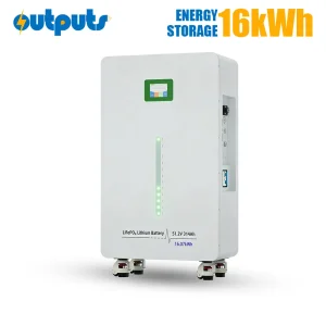 16kwh Floor-Standing Solar Home Energy Storage System with Grade a LiFePO4 6000 Cycles Cell