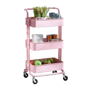 3-Tier Rolling Storage Cart